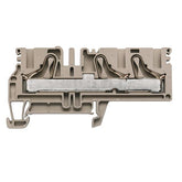 Weidmuller Feed-through terminal, d/beige, 64.5 x 8.1mm Weidmuller